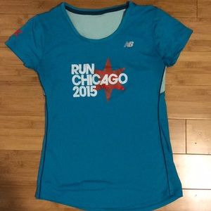 New Balance Run Chicago Dry Fit Athletic Top